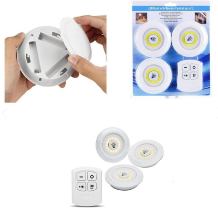 Miniatura 2 de Set De Luces X3 Inalambricas Con Control